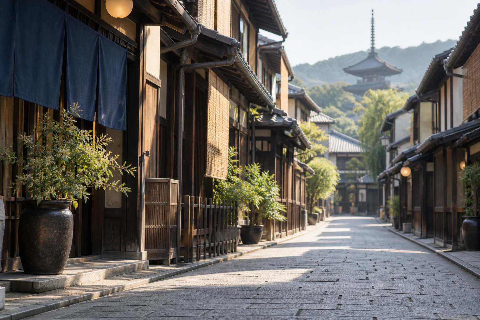地域の文化と商いを感じる街並み(イメージ)